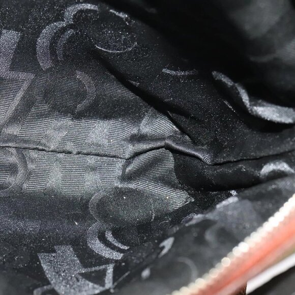 Salvatore Ferragamo Shoulder Bag Canvas Leather Beige Gold Auth bs27826 - Picture 13 of 15